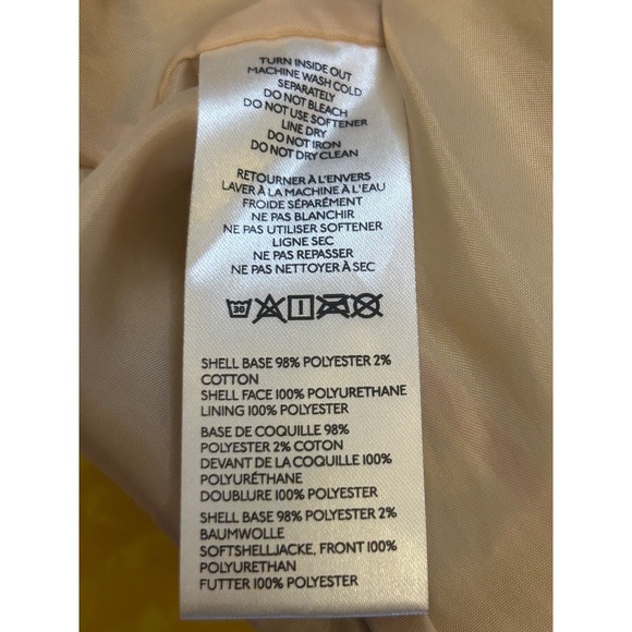 Anthropologie Tan Faux Leather Moto Jacket Size Medium - Picture 4 of 7